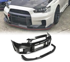 Lèvre de pare-chocs avant en FRP/fibre de carbone pour Mitsubishi Lancer <span class=keywords><strong>Evolution</strong></span> X (EVO 10) / Lancer EX 10e génération - Product Image 1