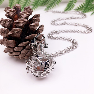 Aromaterapia diffusore di olio essenziale diffusore aromi collana medaglione angelo <span class=keywords><strong>gravidanza</strong></span> chim palla ciondolo <span class=keywords><strong>gioielli</strong></span> - Product Image 4