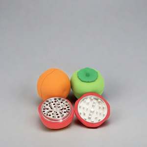2025 New CANNA 56mm 3-Piece Bob Zinc Alloy Persimmon-Shaped <b>Herb</b> & Tobacco <b>Grinder</b> - Product Image 3