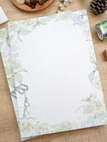 Cuaderno de ejercicios desprendible de papel B5/B6 Evening Breeze Camellia, regalo de letra, de doble cara y grueso
