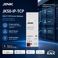 Servidor Gateway KNX TCP JINK JKS0-IP-TCP, Router de Interfaz de Datos IP, P2P, 9-30V, Riel DIN, Automatización de Edificios