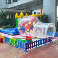 Dôme à bulles gonflable transparent pour enfants, maison à bulles en PVC écologique, options 3m/4m/5m