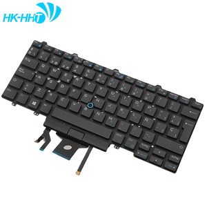 HK-HHTスペイン語版ラップトップキーボード<span class=keywords><strong>Dell</strong></span> E5450/E5470/<span class=keywords><strong>E5480</strong></span>/E7450/E7470/E7480新しいバックライトTeclado - Product Image 3