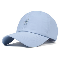 Casquettes avec logo personnalisé, 100% polyester twill, motif sportif, imperméables, légères, respirantes, broderie 3D, boucle en métal