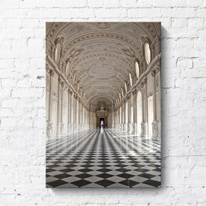 Tableau mural sur toile 3 panneaux <span class=keywords><strong>style</strong></span> gothique cathédrale, peinture imprimée monochrome neutre pour salon, bureau, décoration intérieure - Product Image 4