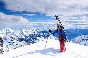 Bâtons <span class=keywords><strong>de</strong></span> <span class=keywords><strong>ski</strong></span> rétractable, pôle en alliage d'aluminium anti-choc, modèle nordique, pour le <span class=keywords><strong>ski</strong></span>, en plein air - Product Image 2