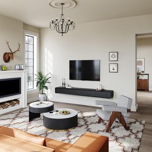 Combohome Maison Moderne Hôtel Flottant En Bois <span class=keywords><strong>Tv</strong></span> Armoires Meubles Salon Mur Monté Écran <span class=keywords><strong>Tv</strong></span> <span class=keywords><strong>Cabinet</strong></span> - Product Image 5