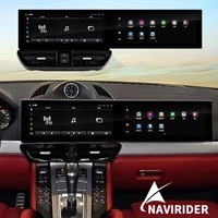 Écran double 12,3 pouces amélioré 2025 pour Porsche Cayenne 2010-2017, Android 13, navigation GPS, lecteur multimédia de voiture, CarPlay, autoradio