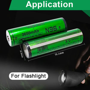 Vapcell N36 3650mAh 18650 Akkus 3,6V Lithium-Ionen Wiederaufladbare Lithium-Batterien 18650 Taschenlampen-Akku Mit 2 Mos PCB 6A - Product Image 4
