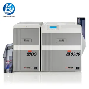 Dual-sided Matica EDIsecure XID8300 Retransfer Plastic ID Card Printer with ILM-DS Card Lamination Module