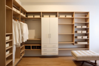 Armoire de garde-robe de placard Offre Spéciale haut de gamme populaire promenade dans une garde-robe de vêtements en bois