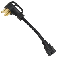Câble adaptateur robuste NEMA 14-50P mâle avec poignée vers NEMA 6-20R femelle, 300V, pour VE, générateur