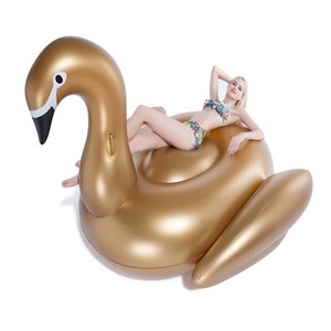 Flamingo <span class=keywords><strong>Inflatable</strong></span> Pool Float Mùa Hè Dành Cho Người Lớn Lớn Thiên Nga Vàng PVC Nước Vui Vẻ Nệm Đồ Chơi - Product Image 2