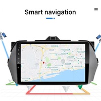 Jiawell 9Inch Android Car Player Car Stereo GPS WIFI Carplay Android Auto GPS Layar Sentuh untuk Suzuki Alivio CIAZ 2014-2018