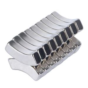 Anneau de bloc à bas prix de haute qualité n35 n52 n54 arc en forme d'éventail permanent terre rare ndfeb aimant arc néodyme pour <span class=keywords><strong>magsafe</strong></span> - Product Image 3