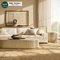 Canapé d'angle moderne et élégant pour appartement, avec coussins doux et confortables, idéal pour salon.