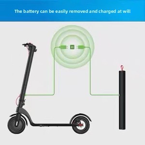 Bateria de Lítio para Huanxi HX-X7 36V6.4Ah para Patinetes e Bicicletas Elétricas - Design Dobrável - Product Image 5