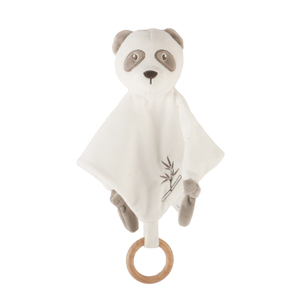 Paquete de 4 edredones de felpa de Koala, León, Panda, <span class=keywords><strong>mono</strong></span>, manta de seguridad para bebés, <span class=keywords><strong>mordedor</strong></span> de madera, anillos, juguetes relajantes para dormir, suave y ecológico - Product Image 2