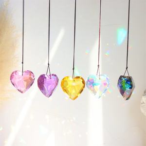 Pembuat pelangi ornamen bola kaca gantung penangkap matahari jendela rumah taman kristal warna-warni penangkap matahari - Product Image 5