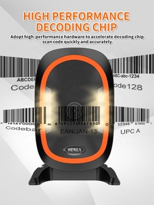 Henex-Escáner de código QR y código de barras de escritorio para supermercado, comprobador de precios de comestibles con interfaz USB, en stock, para el mercado de la compra, de la marca Henex, en el momento de la llegada - Product Image 6