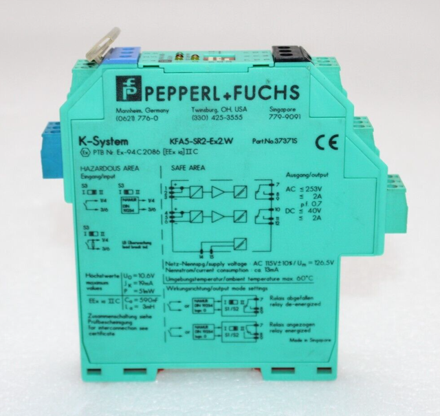 New and Original KFA5 SR2 Ex2 W SWITCH AMPLIFIER P N 37371S Stock in Warehouse