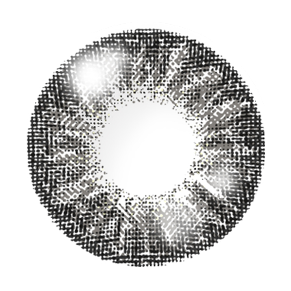 Высококачественные серые цветные контактные линзы для темных глаз Elliecoo