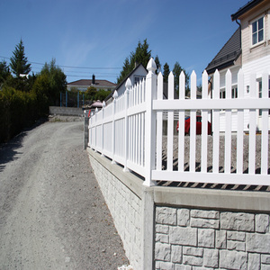 Nhà Máy Giá 5ft hàng rào tấm Vinyl <span class=keywords><strong>picket</strong></span> hàng rào PVC hàng rào trellis cổng - Product Image 4