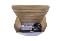 Injecteur PoE OEM/ODM 30W, entrée 90~264Vac, sortie 48Vdc/0.6A, multi-ratios 10G/5G/2.5G/1G, 802.3af/at, pour ordinateurs de bureau, caméras IP et téléphones, certifié CE FCC UL