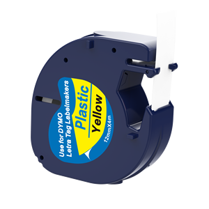 <span class=keywords><strong>Dymo</strong></span>-<span class=keywords><strong>cinta</strong></span> adhesiva para etiquetas, negra, amarilla, <span class=keywords><strong>12mm</strong></span> x 4m, 91202, Compatible con <span class=keywords><strong>LetraTag</strong></span>, hecha en China - Product Image 4