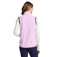Rompi Golf Wanita Tanpa Lengan Resleting Penuh Jaket Ringan Tahan Angin Sentuhan Lembut Desain Logo Kustom OEM ODM Pakaian Luar Ruangan