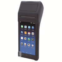 Terminal de point de vente mobile intelligent Android 11 Q2i noir avec imprimante thermique intégrée 58 mm et lecteur SIM