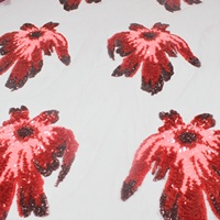 Tissu en velours métallique 100% polyester, fil brillant, paillettes pour robes de soirée de mariage pour filles, fabrication sur mesure OEM