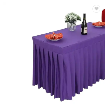 Фабричная оптовая продажа, настольный плинтус для свадебных украшений, белая сумка с рюшами, простой Водонепроницаемый логотип для вечеринки, романтический логотип