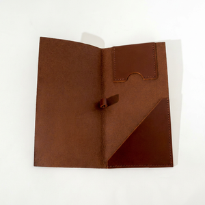 Classy Genuine Leather Heavy Duty Restaurant Bill Holder Custom Brand Logo Luxury Guest Check Presenter Waiter Order Tray - Product Image 1