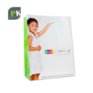 Logotipo personalizado impreso arte Sac En bolsa de compras de papel de bolsa de papel con <span class=keywords><strong>mango</strong></span> - Product Image 3