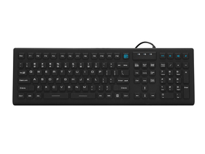 IP68 Wasbaar siliconen toetsenbord met of zonder verlichte toetsen - Product Image 5