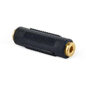 Adaptador - Jack de 3.5 mm Hembra a Hembra, Permite Conectar Dispositivos de Audio, Compacto y Fácil de Usar, Ideal para - Product Image 1