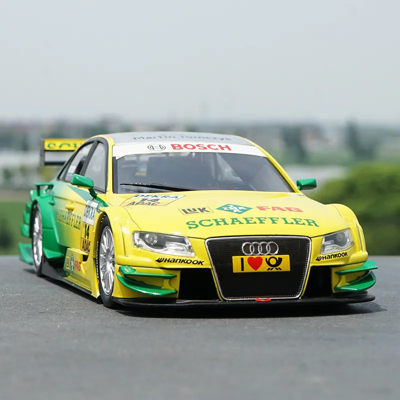 1:18 asli AUDI A4 DTM AUDI A4 mobil reli model mobil harga khusus model diecast mainan