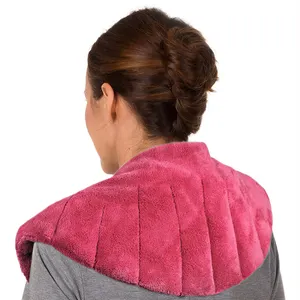 加热垫 Microwavable 天然湿润热疗温暖压缩垫，适用于背部，颈部和肩部，痉挛, 下腰椎