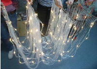 Fournitures de décoration de fête de luxe, décoration de plafond de mariage, pendentifs lumineux, lustres suspendus au plafond