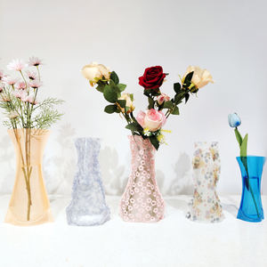 इको फ्रेंडली एवा फूल, पोर्टेबल फोल्डेबल प्लास्टिक शादी का फूल vase - Product Image 4