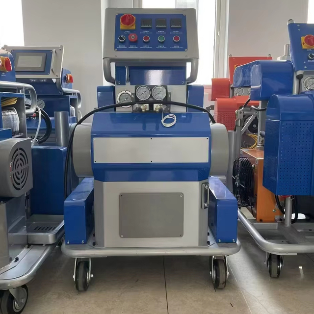 High Standard High Pressure Portable Polyurethane PU Foam Spraying Machine Pneumatic Drive 1:1 Flow Rate 1 Year Warranty Custom