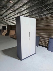 Phong cách mới Tủ hồ sơ nhiều lớp cửa kim loại lưu trữ hồ sơ lưu trữ tủ với hai ngăn kéo - Product Image 2