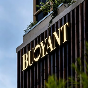 Professional Custom 3D Logo Letters Outdoor Building Sign LED Illuminated Front <b>Light</b> <b>Wall</b> Mount Business Sign - Product Image 4