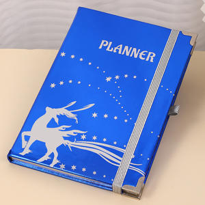 Carnet à couverture rigide personnalisé de 160 feuilles avec coins métalliques, carnet de journal A5, carnets de notes - Product Image 3