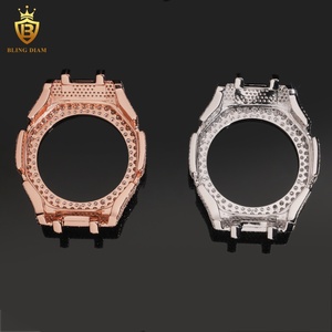Nouveau Kit de Pièces Personnalisées pour Montre <span class=keywords><strong>GA2100</strong></span> : Boîtier, Lunette et Bracelet – Accessoires Homme Or Rose, Moissanite VVS, Argent 925 - Product Image 6
