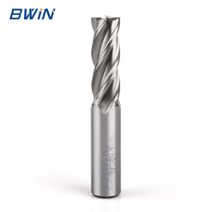 Bwin Custom 6Mm Endmill Cutter Leverancier 4 Fluiten <span class=keywords><strong>M35</strong></span> M42 M2 Hss Einde Molen Voor Metalen Diameter 4Mm-25Mm - Product Image 4