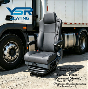 Sedile di Lusso per Camionisti con Sospensione Pneumatica per VOLVO SCANIA IVECO MERCEDES BENZ <span class=keywords><strong>MAN</strong></span> <span class=keywords><strong>DAF</strong></span> - Product Image 1