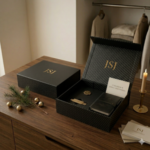 Caja de Regalo Rígida Minimalista <span class=keywords><strong>para</strong></span> Joyería, <span class=keywords><strong>para</strong></span> Collares, Pulseras y <span class=keywords><strong>Accesorios</strong></span> de Moda, Caja de Embalaje Cuadrada Pequeña de Papel - Product Image 5