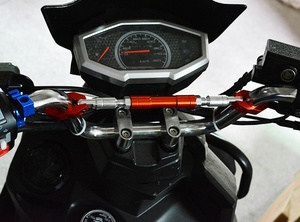 Piezas de Motocicleta, Estabilizador de Dirección Ajustable, Barra Estabilizadora de Aluminio para Manillar de Motocicleta Todoterreno - Product Image 5